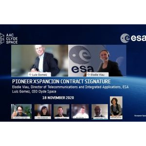 AAC Clyde Space UK tecknar avtal för 10 Glasgow-byggda xSPANCION-satelliter