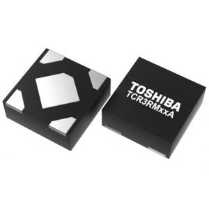 300mA LDO med låg ljudnivå är 1 x 1 mm